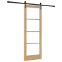 Puerta corredera  con juego de hardware 73.5x198.5 cm de madera sólida de pino | Foro24.es | Tu tienda online para hogar, jardín y más Foro24.es