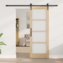 Puerta corredera  con juego de hardware 73.5x198.5 cm de madera sólida de pino | Foro24.es | Tu tienda online para hogar, jardín y más Foro24.es