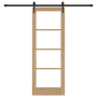 Puerta corredera  con juego de hardware 73.5x198.5 cm de madera sólida de pino | Foro24.es | Tu tienda online para hogar, jardín y más Foro24.es