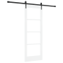 Puerta Deslizante  con Juego de Herrajes Blanca 73.5x198.5 cm Madera Sólida de Pino | Foro24.es | Tu tienda online para hogar, jardín y más Foro24.es