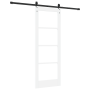 Puerta Deslizante  con Juego de Herrajes Blanca 73.5x198.5 cm Madera Sólida de Pino | Foro24.es | Tu tienda online para hogar, jardín y más Foro24.es