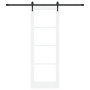 Puerta Deslizante  con Juego de Herrajes Blanca 73.5x211 cm Madera Maciza de Pino | Foro24.es | Tu tienda online para hogar, jardín y más Foro24.es