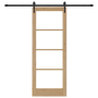 Puerta Deslizante  con Juego de Hardware 78x202 cm Madera Maciza de Pino | Foro24.es | Tu tienda online para hogar, jardín y más Foro24.es