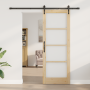Puerta deslizante  con set de hardware 78x211 cm madera maciza de pino | Foro24.es | Tu tienda online para hogar, jardín y más Foro24.es