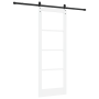 Puerta Corredera con Juego de Herrajes Blanca 78x211 cm de Madera de Pino | Foro24.es | Tu tienda online para hogar, jardín y más Foro24.es