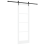 Puerta Corredera con Juego de Herrajes Blanca 78x232 cm Madera de Pino | Foro24.es | Tu tienda online para hogar, jardín y más Foro24.es