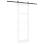 Puerta Corredera con Juego de Herrajes Blanca 78x232 cm Madera de Pino | Foro24.es | Tu tienda online para hogar, jardín y más Foro24.es