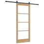 Puerta Corrediza  con Juego de Herrajes 83x202 cm de Madera de Pino Sólido | Foro24.es | Tu tienda online para hogar, jardín y más Foro24.es