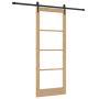 Puerta Corrediza con Set de Hardware 83x211 cm Madera Maciza de Pino | Foro24.es | Tu tienda online para hogar, jardín y más Foro24.es
