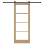 Puerta Corrediza con Set de Hardware 83x211 cm Madera Maciza de Pino | Foro24.es | Tu tienda online para hogar, jardín y más Foro24.es