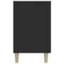 Black engineered wood sideboard 100x36x60 cm by vidaXL, Sideboards - Ref: Foro24-812511, Price: 83,85 €, Discount: %