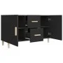 Black engineered wood sideboard 100x36x60 cm by vidaXL, Sideboards - Ref: Foro24-812511, Price: 83,85 €, Discount: %