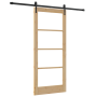 Juego de Puerta Corredera  con Juego de Herrajes 86x198.5 cm Madera Sólida de Pino | Foro24.es | Tu tienda online para hogar, jardín y más Foro24.es