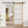 Juego de Puerta Corredera  con Juego de Herrajes 86x198.5 cm Madera Sólida de Pino | Foro24.es | Tu tienda online para hogar, jardín y más Foro24.es