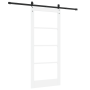 Puerta corrediza  con herrajes blanca 86x198.5 cm de pino sólido | Foro24.es | Tu tienda online para hogar, jardín y más Foro24.es