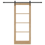 Puerta Corredera  con Juego de Herrajes 86x211 cm Madera Sólida de Pino | Foro24.es | Tu tienda online para hogar, jardín y más Foro24.es