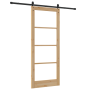 Puerta Corredera  con Juego de Herrajes 86x211 cm Madera Sólida de Pino | Foro24.es | Tu tienda online para hogar, jardín y más Foro24.es