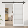 Puerta Corredera con Juego de Herrajes Blanca 93x202 cm Madera Maciza de Pino | Foro24.es | Tu tienda online para hogar, jardín y más Foro24.es