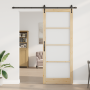 Puerta Deslizante  con Juego de Herrajes 93x232 cm Madera Maciza de Pino | Foro24.es | Tu tienda online para hogar, jardín y más Foro24.es