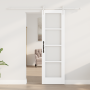 Puerta corrediza  con juego de herrajes blanca 61x198,5 cm de madera sólida de pino | Foro24.es | Tu tienda online para hogar, jardín y más Foro24.es