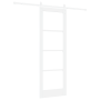 Puerta Corredera con Juego de Herrajes Blanca 73.5x211 cm Madera Maciza de Pino | Foro24.es | Tu tienda online para hogar, jardín y más Foro24.es