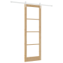Puerta Deslizante  con Juego de Hardware 78x232 cm de Madera Maciza de Pino | Foro24.es | Tu tienda online para hogar, jardín y más Foro24.es