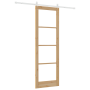 Puerta Deslizante  con Juego de Hardware 78x232 cm de Madera Maciza de Pino | Foro24.es | Tu tienda online para hogar, jardín y más Foro24.es