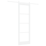 Puerta Deslizante  con Juego de Herrajes Blanco 78x232 cm Madera Maciza de Pino | Foro24.es | Tu tienda online para hogar, jardín y más Foro24.es