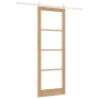 Puerta Corredera con Juego de Herrajes 83x232 cm de Madera Maciza de Pino | Foro24.es | Tu tienda online para hogar, jardín y más Foro24.es