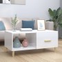Couchtisch aus glänzend weißem Sperrholz, 89,5 x 50 x 40 cm von vidaXL, Couchtisch - Ref: Foro24-812660, Preis: 65,62 €, Raba...