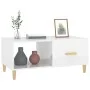 Glossy white plywood coffee table 89.5x50x40 cm by vidaXL, Coffee table - Ref: Foro24-812660, Price: 65,62 €, Discount: %