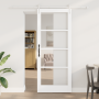 Puerta Deslizante  con Juego de Hardware Blanca 86x211 cm Madera Sólida Pino | Foro24.es | Tu tienda online para hogar, jardín y más Foro24.es