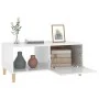 Glossy white plywood coffee table 89.5x50x40 cm by vidaXL, Coffee table - Ref: Foro24-812660, Price: 65,62 €, Discount: %