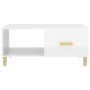 Couchtisch aus glänzend weißem Sperrholz, 89,5 x 50 x 40 cm von vidaXL, Couchtisch - Ref: Foro24-812660, Preis: 65,62 €, Raba...