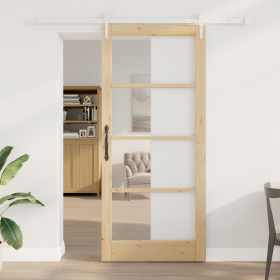 Puerta Corredera con Kit de Accesorios 93x211 cm