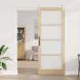 Juego de Puerta Corredera  con Kit de Hardware 93x232 cm Madera Maciza de Pino | Foro24.es | Tu tienda online para hogar, jardín y más Foro24.es