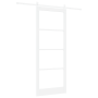 Juego de puerta corredera  con herrajes blanca 93x232 cm de madera maciza de pino | Foro24.es | Tu tienda online para hogar, jardín y más Foro24.es