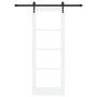 Puerta Corrediza  con Juego de Herrajes 'ORKDAL'Blanca 73.5x198.5 cm | Foro24.es | Tu tienda online para hogar, jardín y más Foro24.es