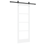 Puerta Corrediza  con Juego de Herrajes 'ORKDAL'Blanca 73.5x198.5 cm | Foro24.es | Tu tienda online para hogar, jardín y más Foro24.es