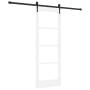 Puerta Corrediza  con Juego de Hardware 'ORKDAL'Blanca 73.5x198.5 cm | Foro24.es | Tu tienda online para hogar, jardín y más Foro24.es