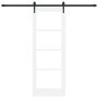 Puerta Corrediza  con Juego de Hardware 'ORKDAL'Blanca 73.5x198.5 cm | Foro24.es | Tu tienda online para hogar, jardín y más Foro24.es