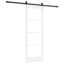 Puerta Corrediza  con Juego de Hardware 'ORKDAL'Blanca 73.5x198.5 cm | Foro24.es | Tu tienda online para hogar, jardín y más Foro24.es