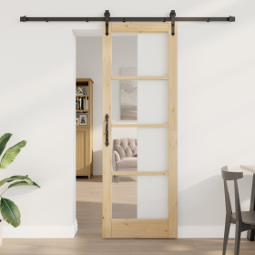 Puerta Deslizante con Juego de Herrajes
