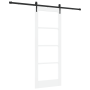 Puerta deslizante  con juego de hardware 'ORKDAL'blanca 78x202 cm | Foro24.es | Tu tienda online para hogar, jardín y más Foro24.es