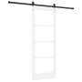 Puerta deslizante  con juego de hardware 'ORKDAL'blanca 78x202 cm | Foro24.es | Tu tienda online para hogar, jardín y más Foro24.es