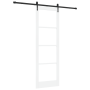 Puerta Deslizante  con Accesorios ORKDAL Blanca 78x232 cm | Foro24.es | Tu tienda online para hogar, jardín y más Foro24.es