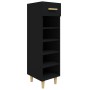 Mueble zapatero de madera contrachapada negro 30x35x105 cm by vidaXL, Shoe racks and shoe organizers - Ref: Foro24-812799, Pr...