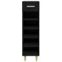 Mueble zapatero de madera contrachapada negro 30x35x105 cm by vidaXL, Shoe racks and shoe organizers - Ref: Foro24-812799, Pr...