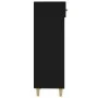 Mueble zapatero de madera contrachapada negro 30x35x105 cm by vidaXL, Shoe racks and shoe organizers - Ref: Foro24-812799, Pr...