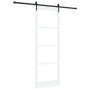 Puerta corredera  con juego de accesorios 'ORKDAL'blanca 83x232 cm | Foro24.es | Tu tienda online para hogar, jardín y más Foro24.es